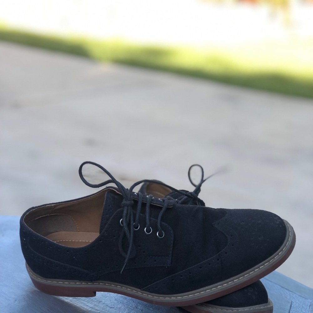 Alfani suede wing tip